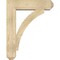 Ekena Millwork Thorton Craftsman Rough Sawn Bracket w/ Offset Brace, Douglas Fir, 8"W x 30"D x 38"H BKT0806X30X38THR04RDF - alternate 3